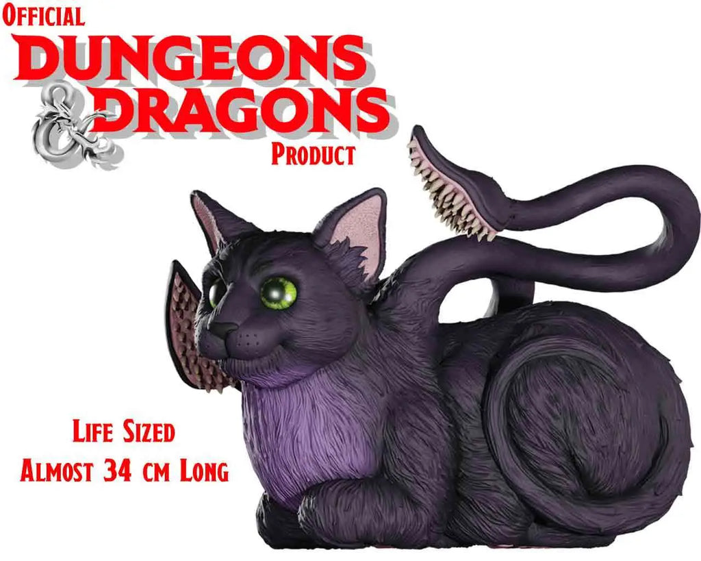DUNGEONS & DRAGONS - REPLICAS OF THE REALMS - DISPLACER BEAST KITTEN LIFE-SIZED FIGURE WIZKIDS