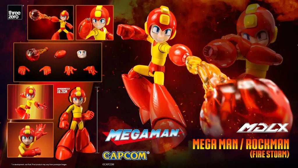 MEGA MAN FIRE STORM MDLX AF THREEA TOYS/THREEZERO