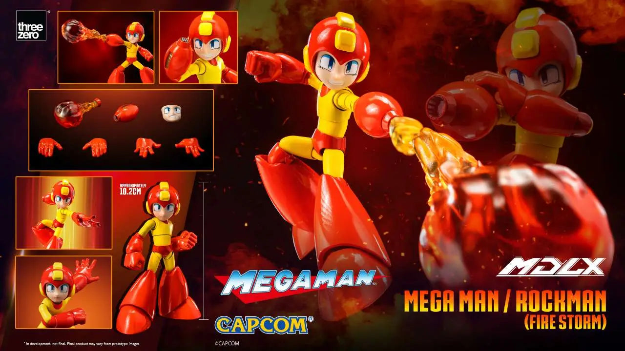 MEGA MAN FIRE STORM MDLX AF THREEA TOYS/THREEZERO