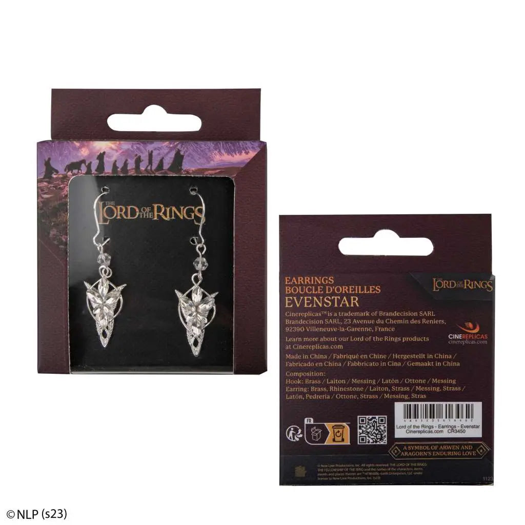 LORD OF THE RINGS EVENSTAR EARRINGS CINEREPLICAS