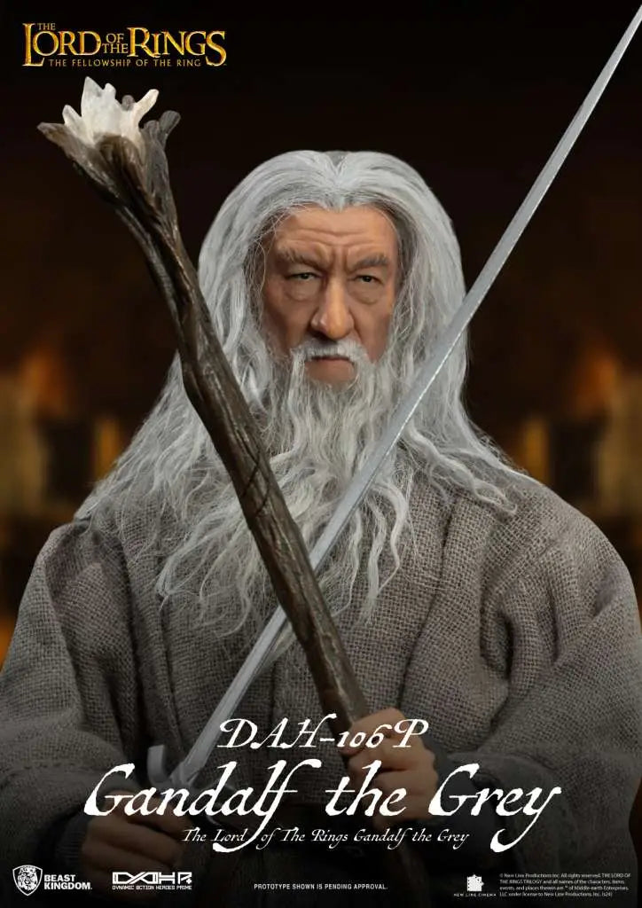 LOTR GANDALF THE GREY DAH BEAST KINGDOM