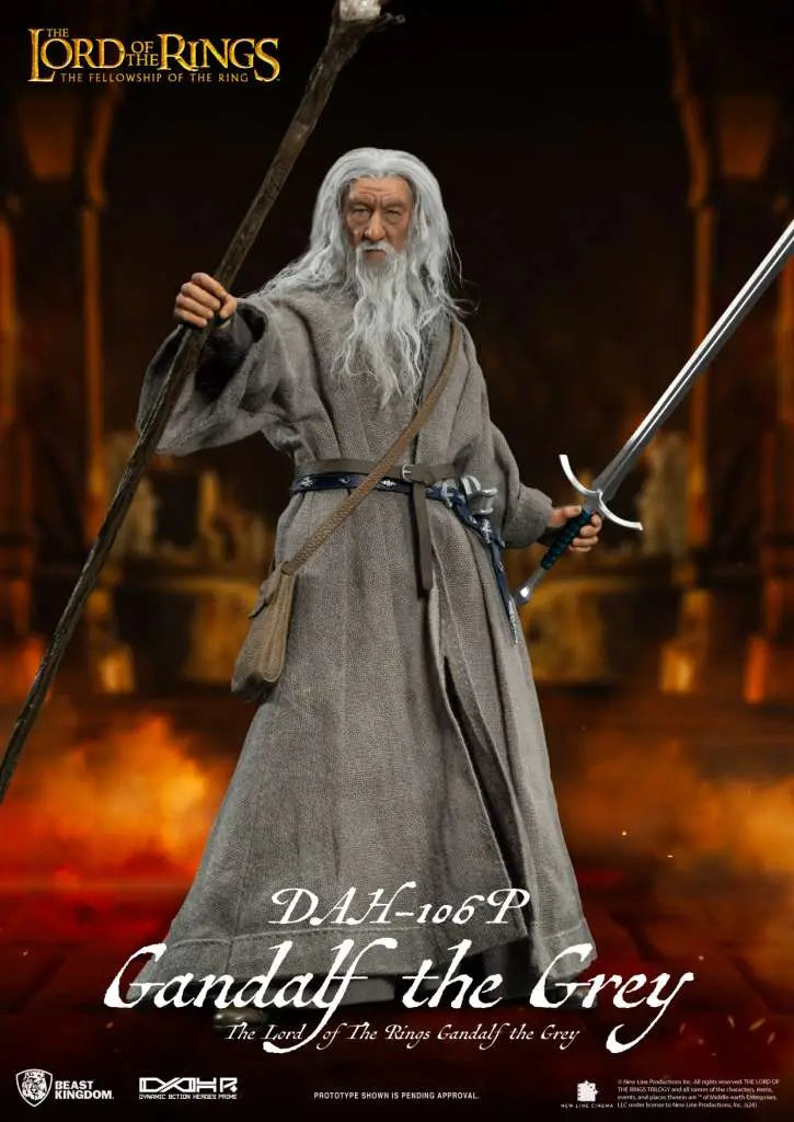 LOTR GANDALF THE GREY DAH BEAST KINGDOM