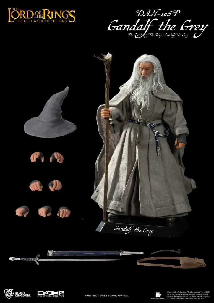 LOTR GANDALF THE GREY DAH BEAST KINGDOM
