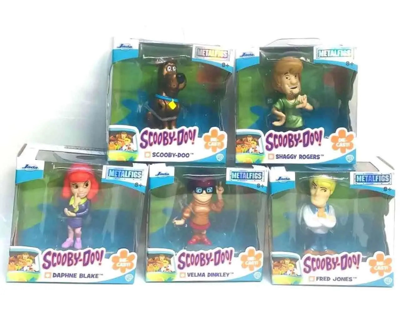 SCOOBY DOO METAL FIGURE COUNTER DISPLAY 12 Jada Toys