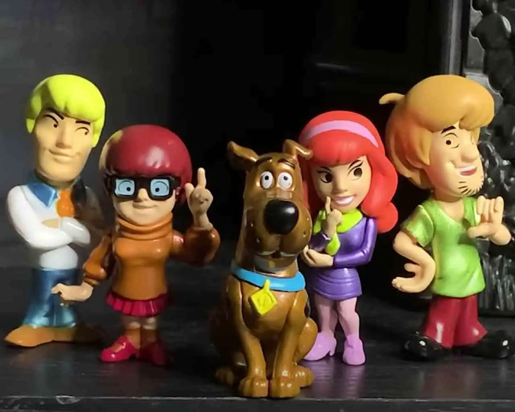 SCOOBY DOO METAL FIGURE COUNTER DISPLAY 12 Jada Toys