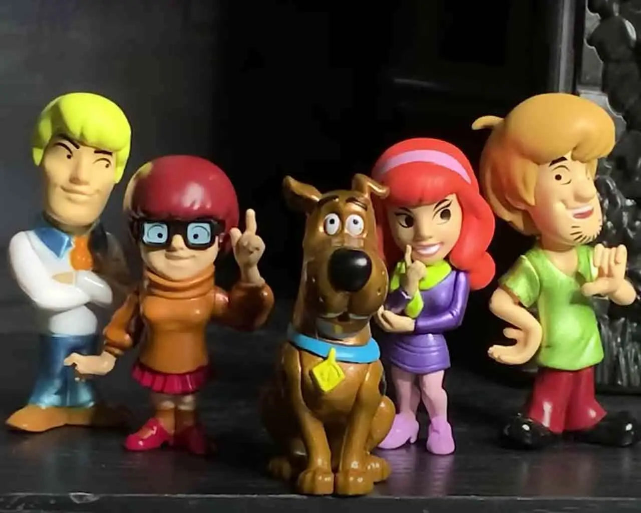 SCOOBY DOO METAL FIGURE COUNTER DISPLAY 12 Jada Toys