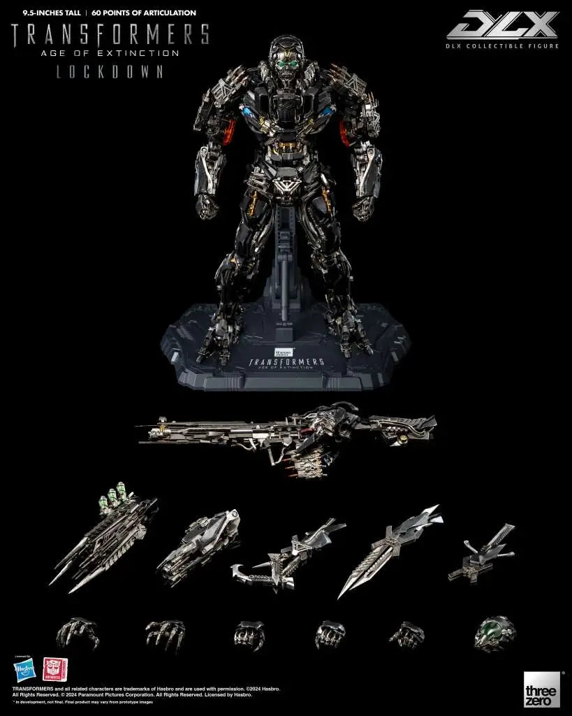 TRANSFORMERS AGE OF EXTINCTION DLX LOKDOWN THREEA TOYS/THREEZERO