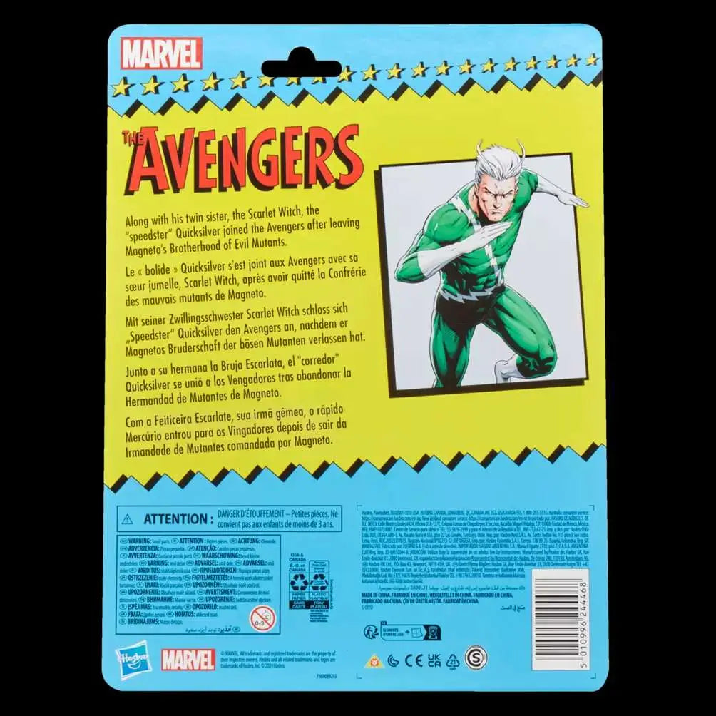 MARVEL LEGENDS VINTAGE QUICKSILVER ACTION FIGURE HASBRO