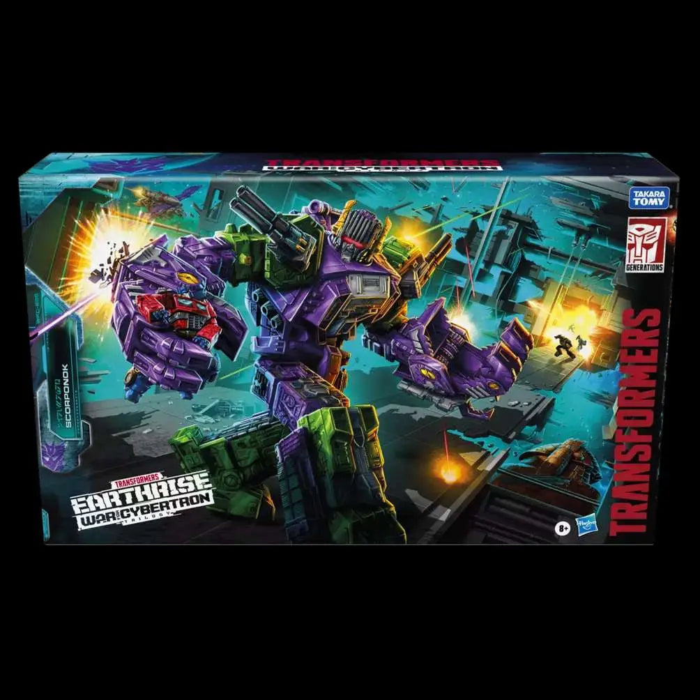 Transformers Generations War for Cybertron Earthrise Titan WFC-E25 Scorponok Action Figure HASBRO