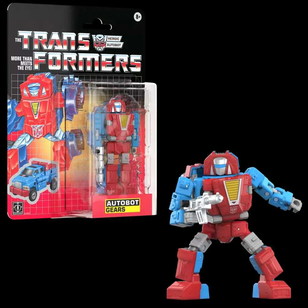 Transformers Retro G1 Autobot Gears Action Figure HASBRO