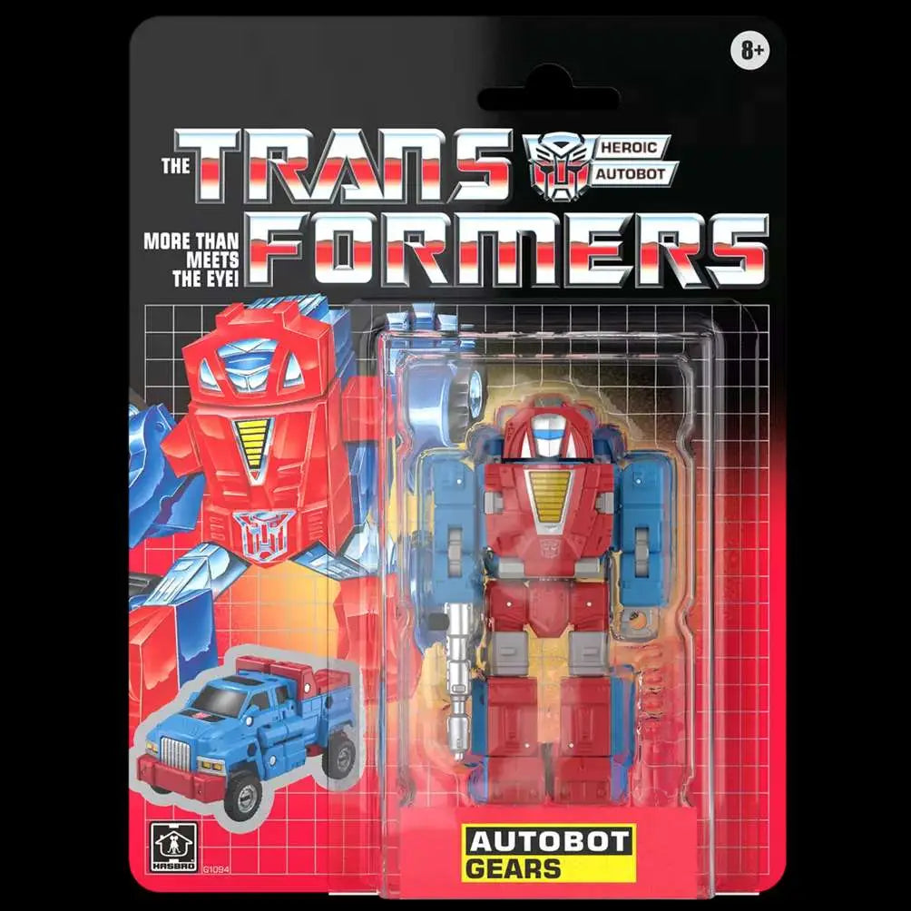 Transformers Retro G1 Autobot Gears Action Figure HASBRO