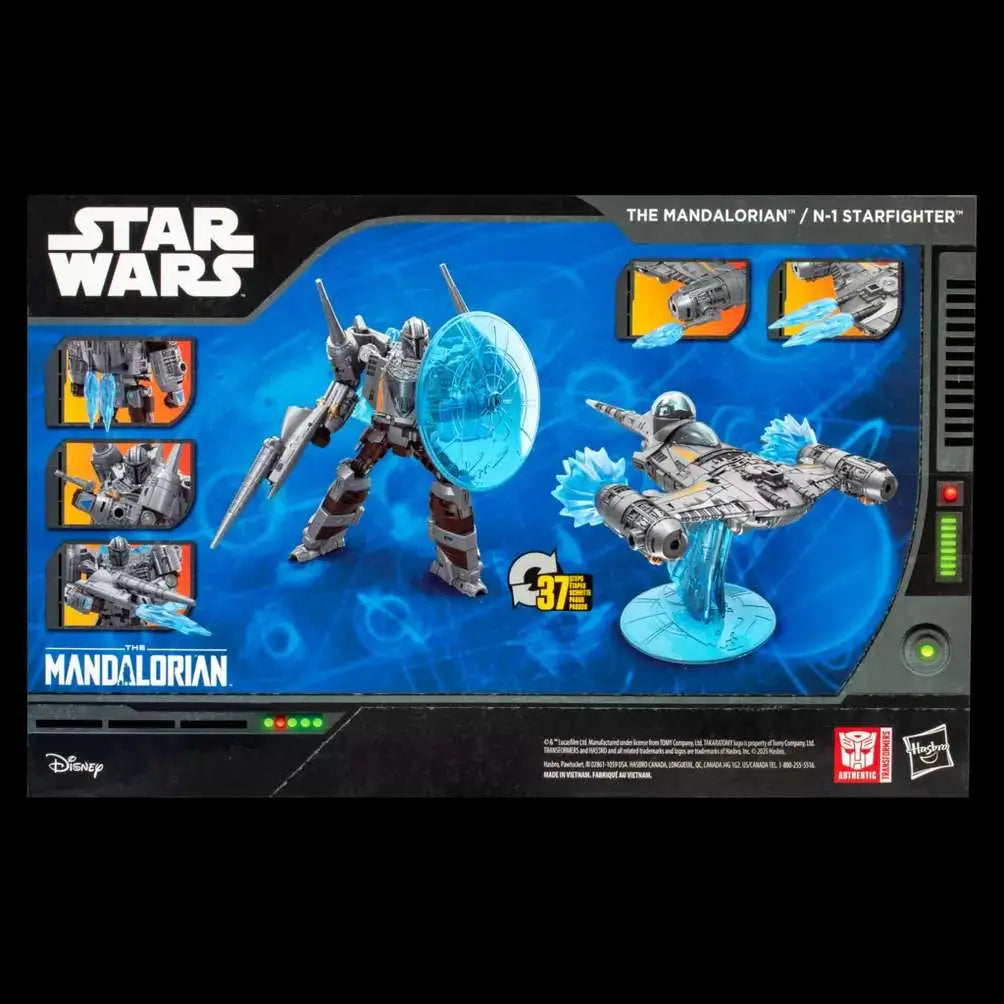 Transformers Collaborative STAR WARS The Mandalorian N 1 Starfighter Action Figure HASBRO