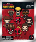 DEADPOOL MOVIE 3D BAG CLIP BLIND BOX DISPLAY 24 MONOGRAM
