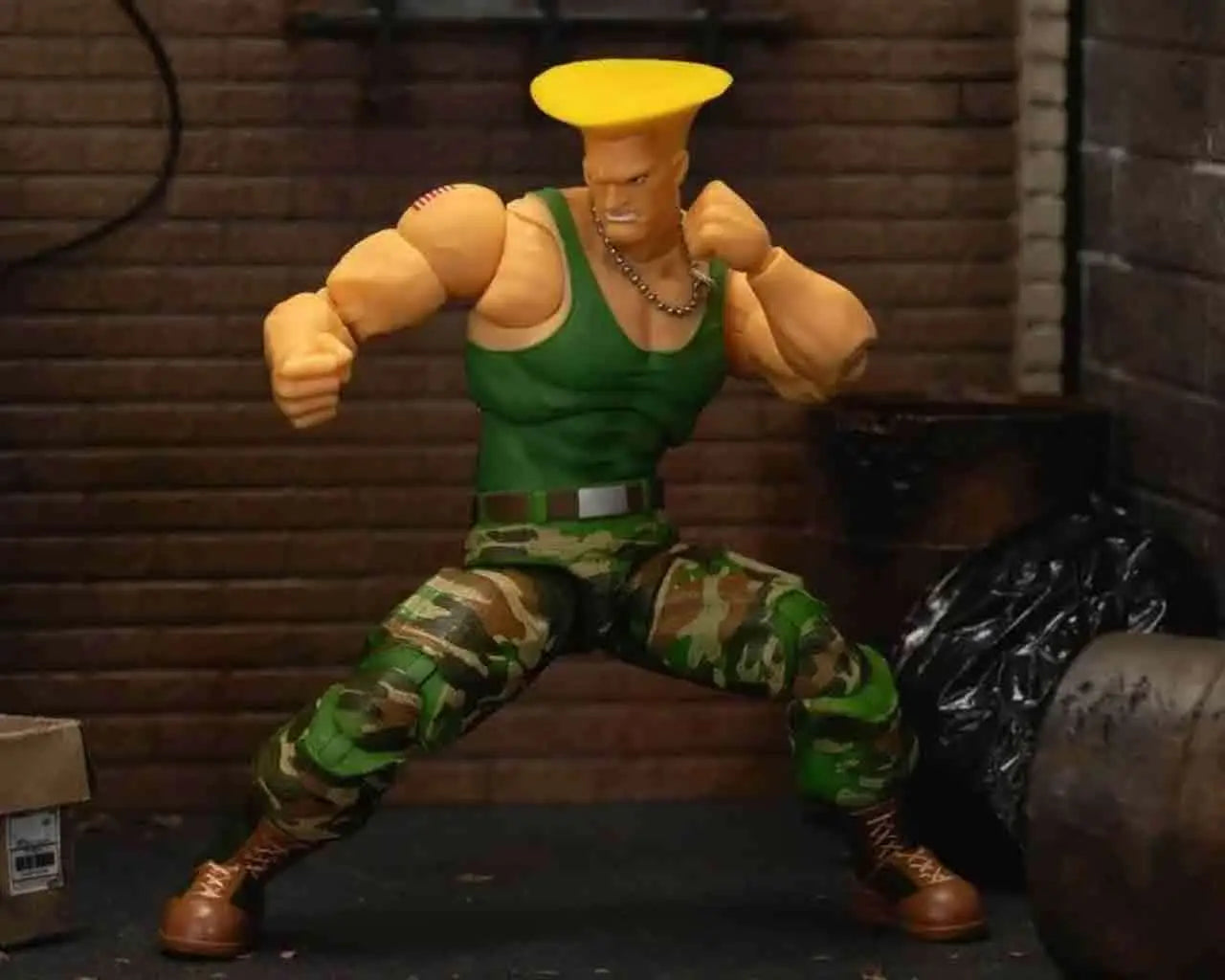 STREET FIGHTER 2 GUILE DE LUXE ACTION FIGURE SCALE 1 12 Jada Toys