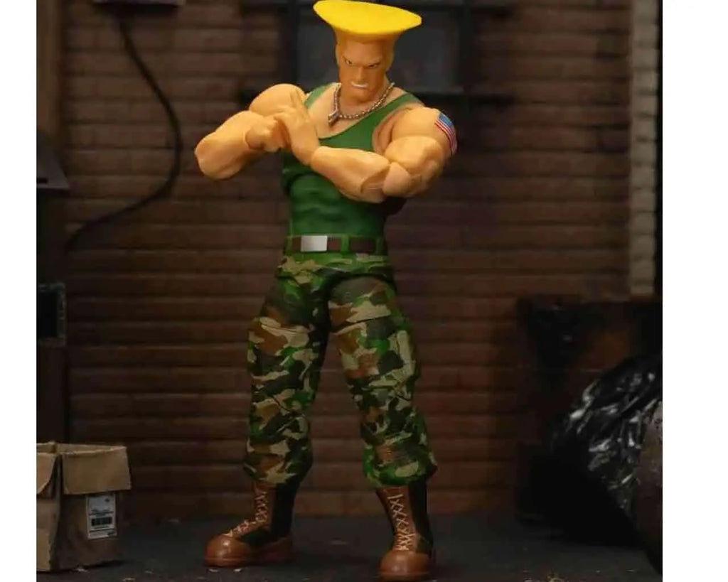 STREET FIGHTER 2 GUILE DE LUXE ACTION FIGURE SCALE 1 12 Jada Toys