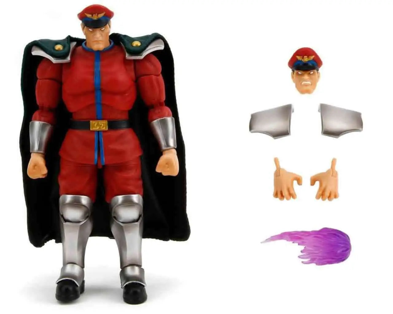 STREET FIGHTER 2 M. BISON DE LUXE ACTION FIGURE SCALE 1 12 Jada Toys