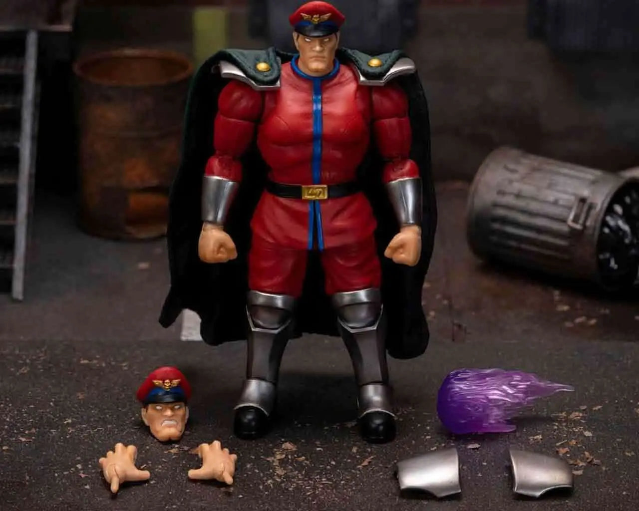 STREET FIGHTER 2 M. BISON DE LUXE ACTION FIGURE SCALE 1 12 Jada Toys