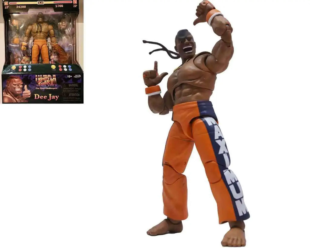 STREET FIGHTER 2 DEE JAY DE LUXE ACTION FIGURE SCALE 1 12 Jada Toys