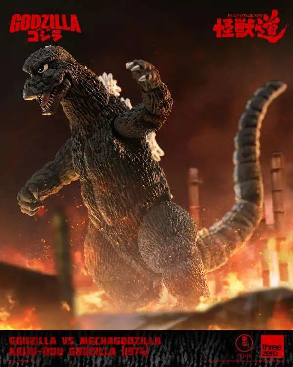GODZILLA VS MECHAGODZILLA KAIJU-DOU GODZILLA 1974 FIGURE THREEA TOYS/THREEZERO