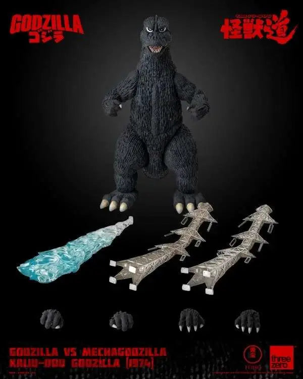GODZILLA VS MECHAGODZILLA KAIJU-DOU GODZILLA 1974 FIGURE THREEA TOYS/THREEZERO