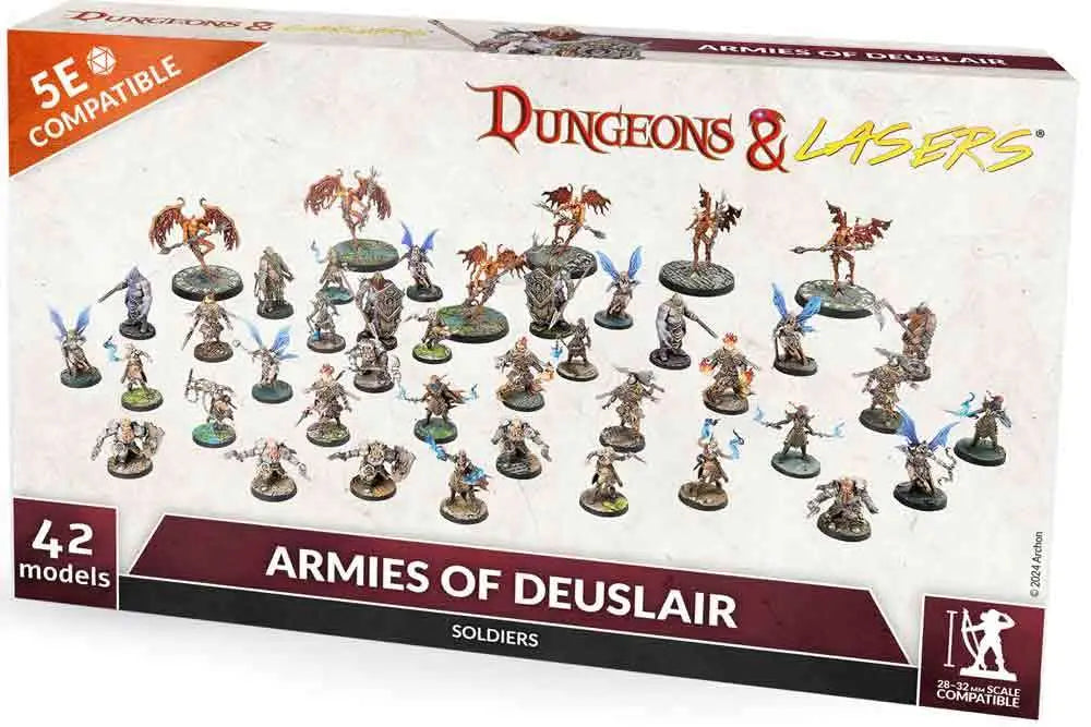 DUNGEONS & LASERS - ARMIES OF DEUSLAIR ARCHON GAMES