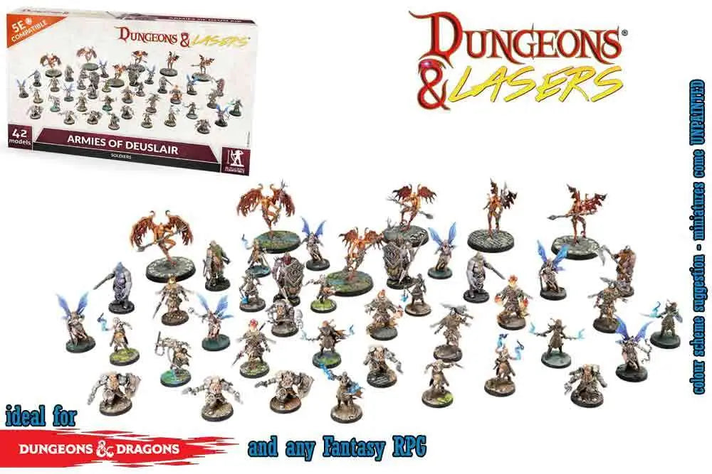DUNGEONS & LASERS - ARMIES OF DEUSLAIR ARCHON GAMES