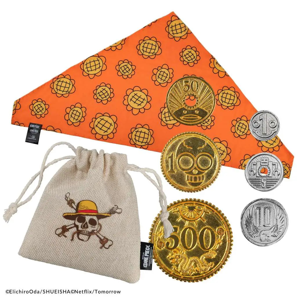 ONE PIECE NAMI BANDANA AND BERRY COINS SET CINEREPLICAS