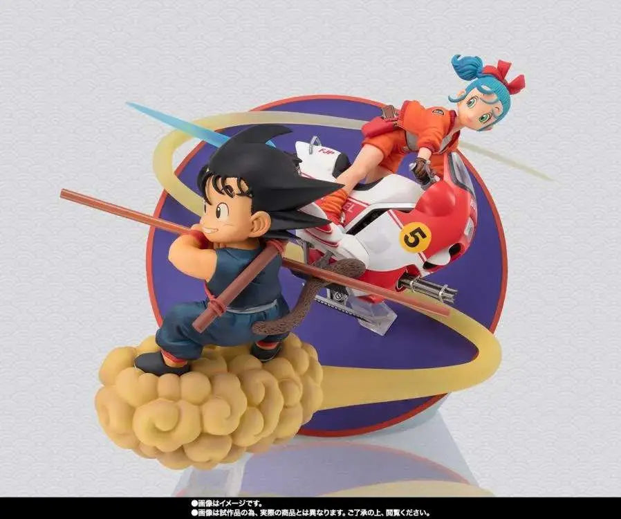 DRAGON BALL SON GOKU & BULMA FIGUARTS ZERO BANDAI