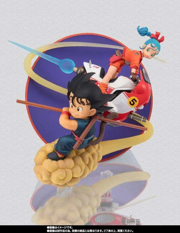 DRAGON BALL SON GOKU & BULMA FIGUARTS ZERO BANDAI