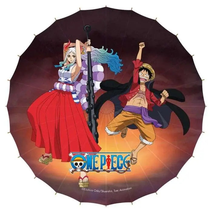 ONE PIECE LUFFY & YAMATO JAPANESE PARASOL SAKAMI MERCHANDISE