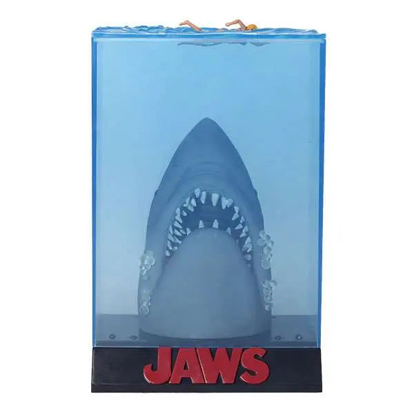 JAWS 3D MOVIE POSTER 50TH ANNIVERSARY LIGHT UP FIGURE SD TOYS