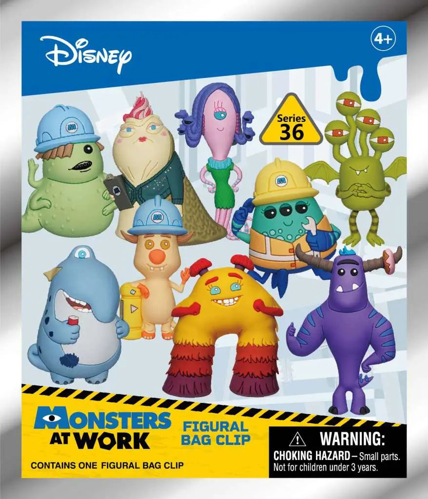 MONSTERS AT WORK BAG CLIP BLIND BOX DISPLAY 24 MONOGRAM