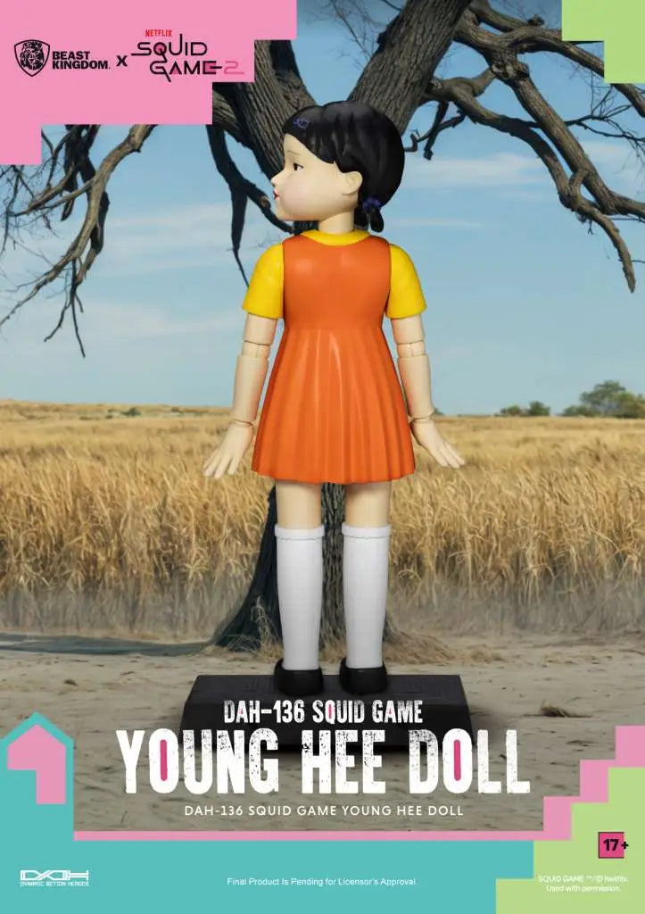 SQUID GAME YOUNG HEE DOLL BEAST KINGDOM