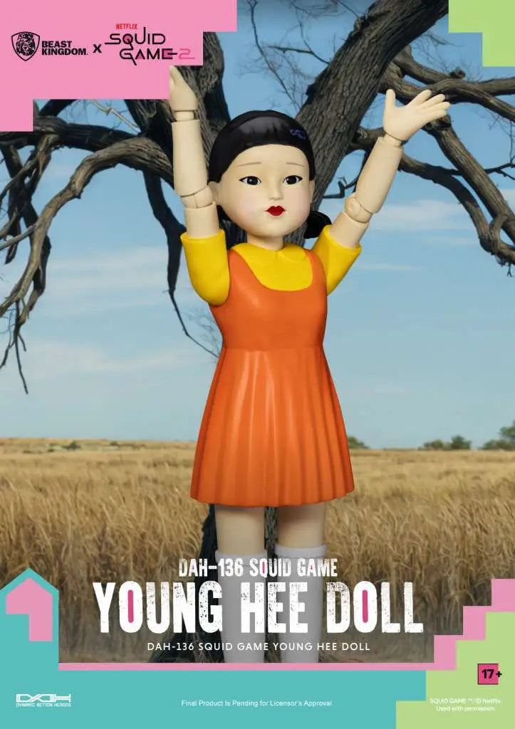 SQUID GAME YOUNG HEE DOLL BEAST KINGDOM