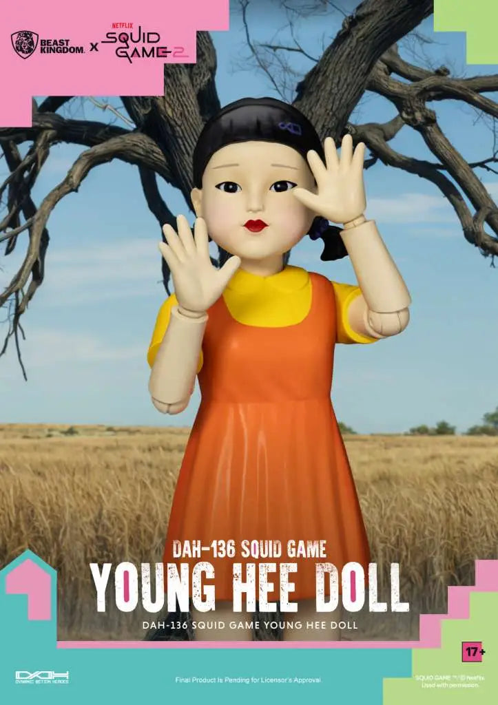 SQUID GAME YOUNG HEE DOLL BEAST KINGDOM