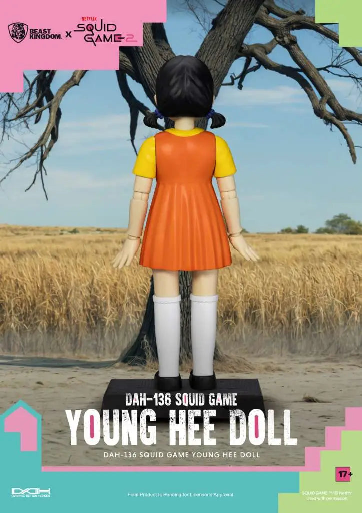 SQUID GAME YOUNG HEE DOLL BEAST KINGDOM