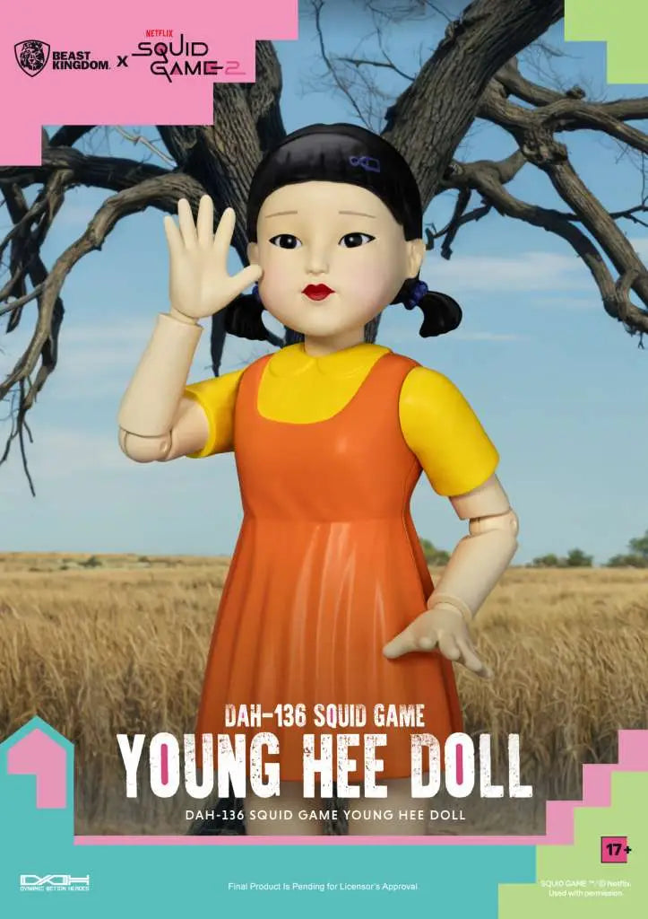 SQUID GAME YOUNG HEE DOLL BEAST KINGDOM