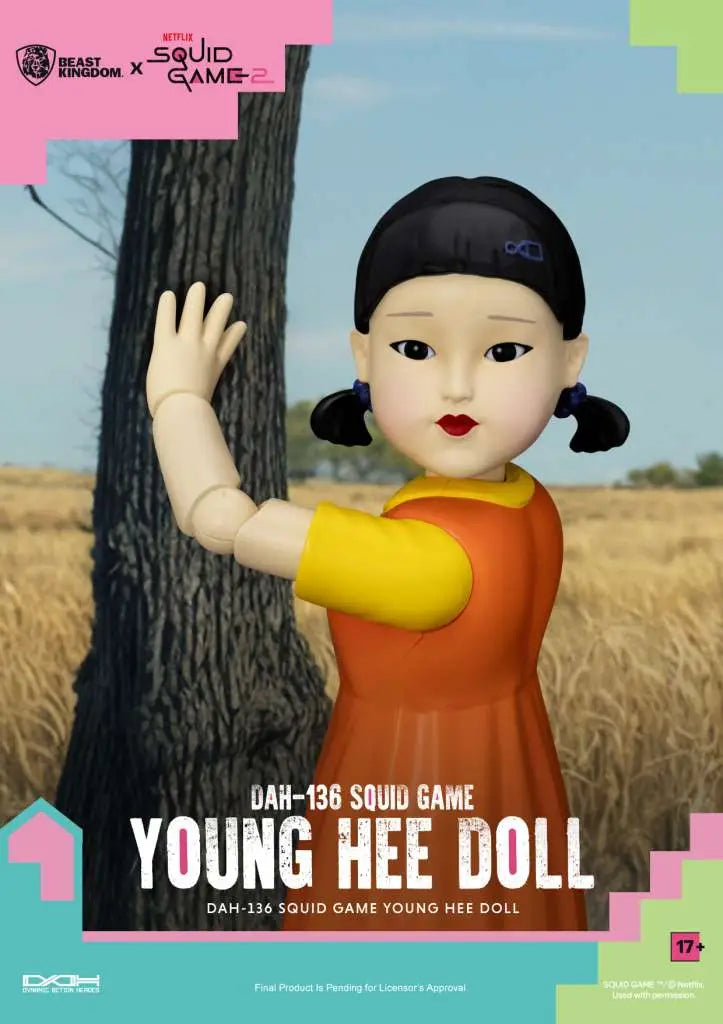 SQUID GAME YOUNG HEE DOLL BEAST KINGDOM