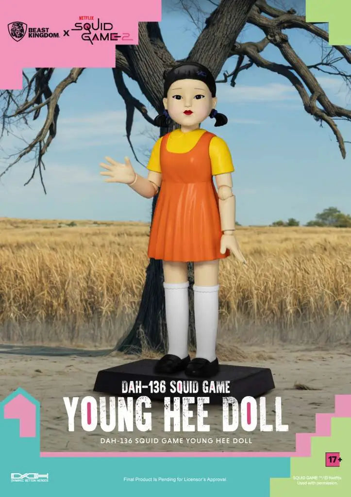 SQUID GAME YOUNG HEE DOLL BEAST KINGDOM