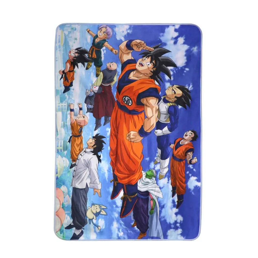 DRAGON BALL SUPER UNIVERSE SURVIVAL HEROES FLIGHT 100X150 CM BLANKET SD TOYS