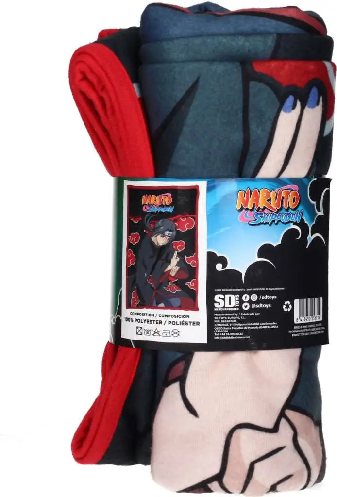 NARUTO ITACHI POLAR FLEECE 100X150 CM BLANKET SD TOYS