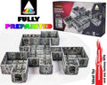 DUNGEONS & LASERS:FANTASY DUNGEON - PRISMACAST PRE-PAINTED TERRAINS ARCHON GAMES