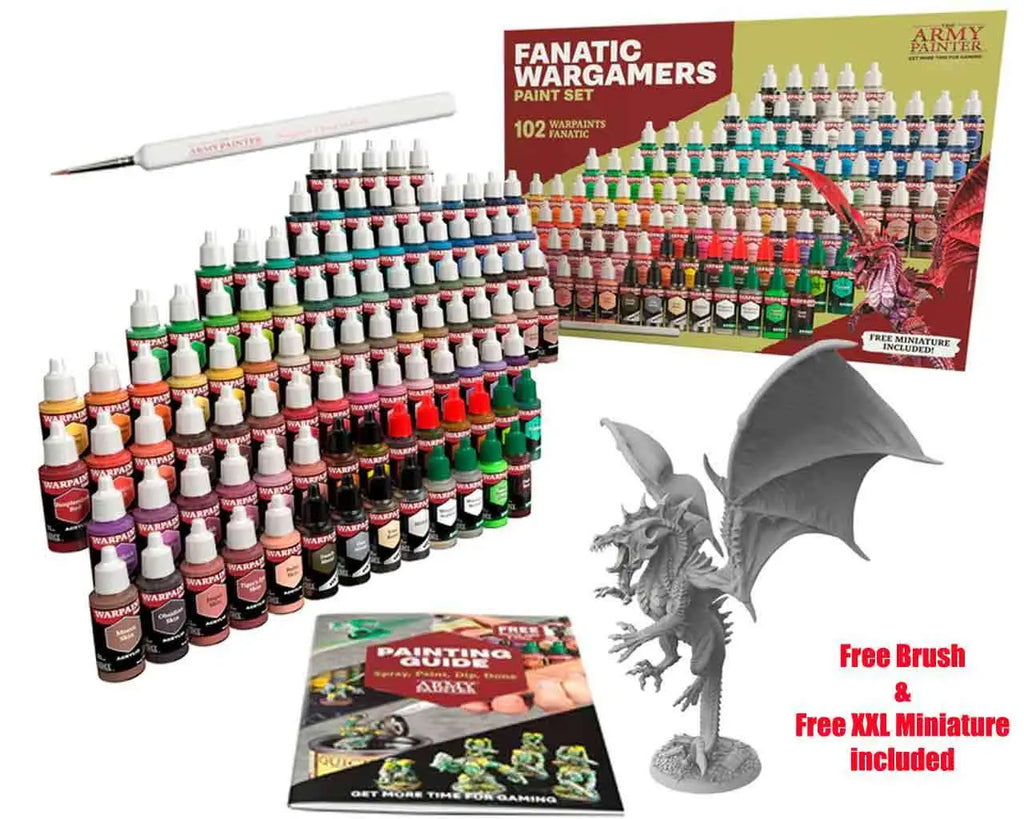 WARPAINTS FANATIC WARGAMERS PAINT SET ARMY PAINTER