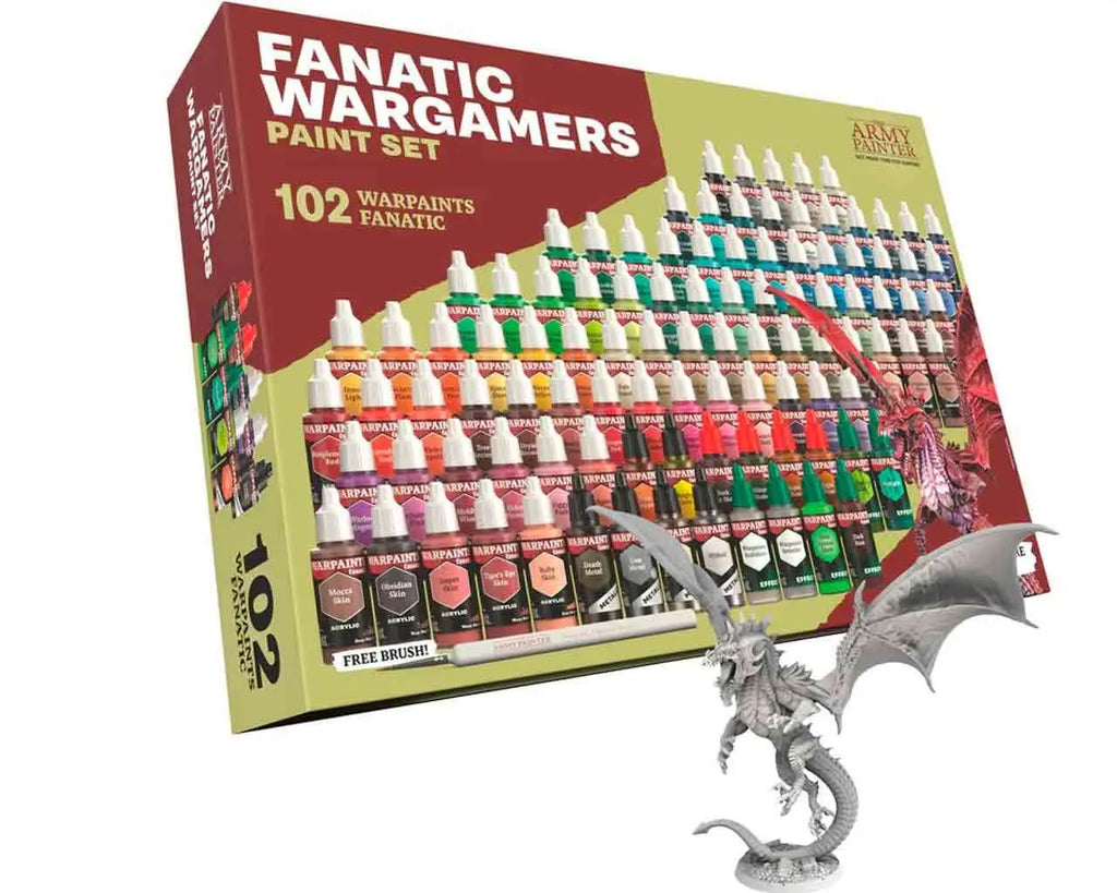 WARPAINTS FANATIC WARGAMERS PAINT SET ARMY PAINTER