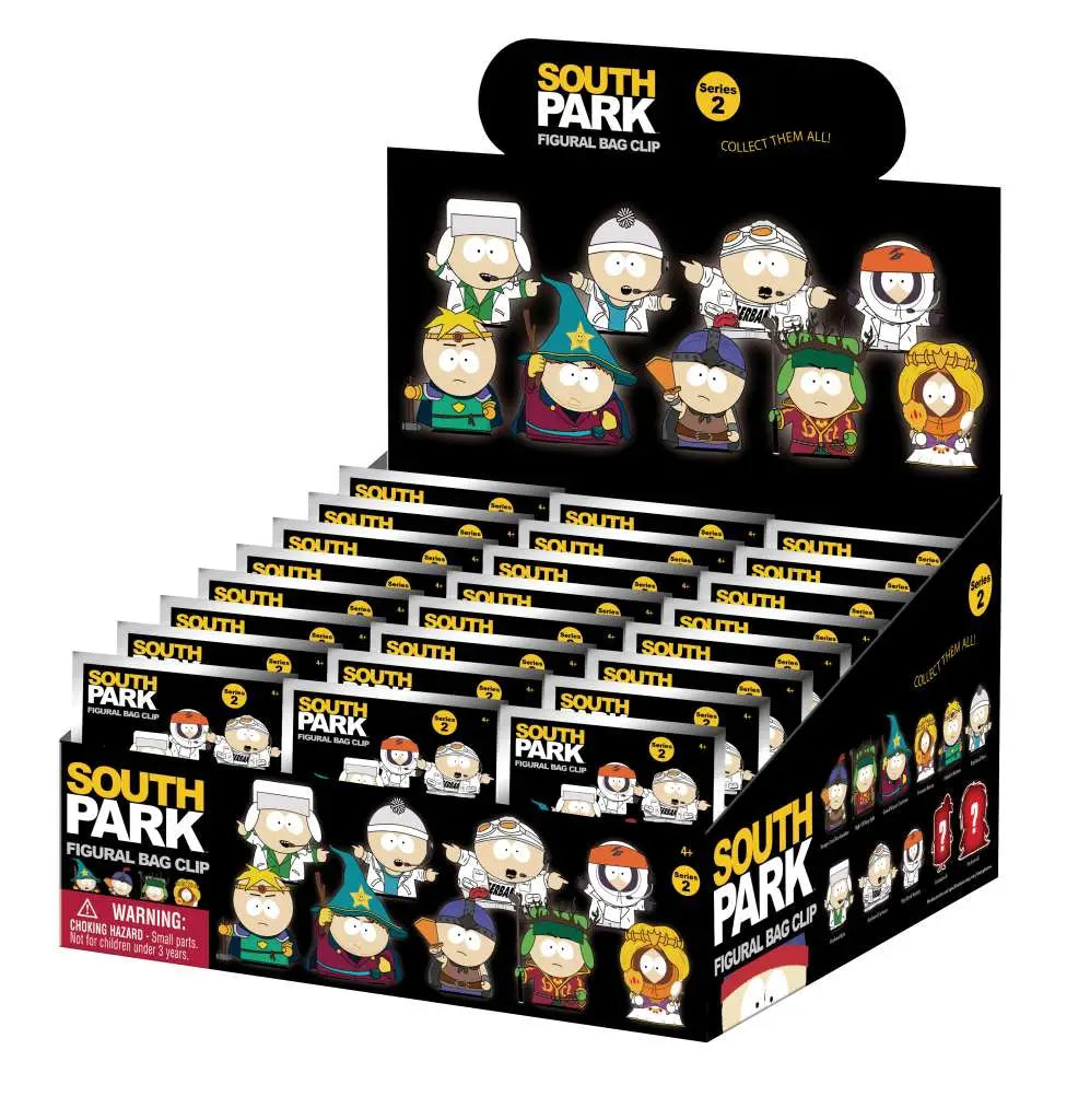 SOUTH PARK S.2 BAG CLIP BLIND BOX DISPLAY 24 MONOGRAM