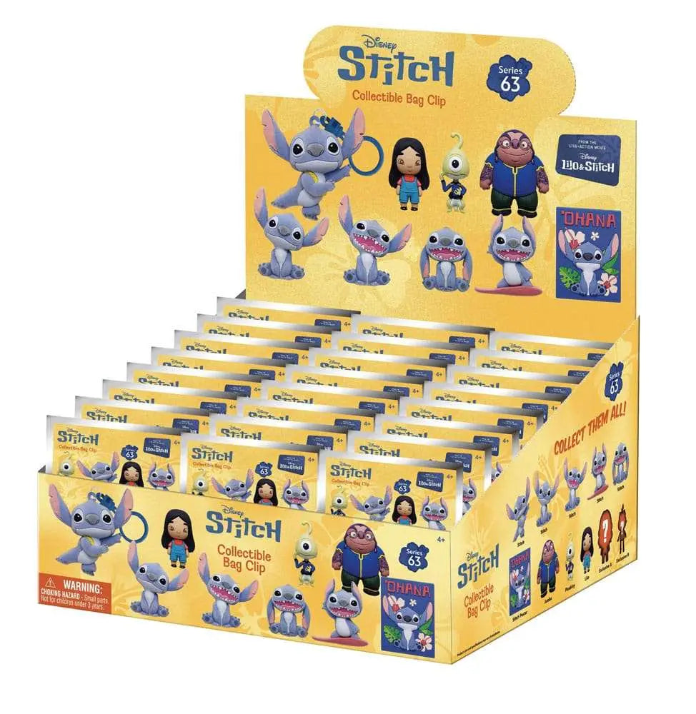 LILO & STITCH MOVIE BAG CLIP BLIND BOX DISPLAY 24 MONOGRAM