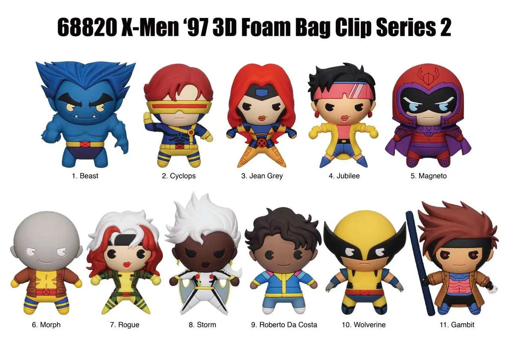 X-Men 97 BAG CLIP BLIND BOX DISPLAY 24 MONOGRAM