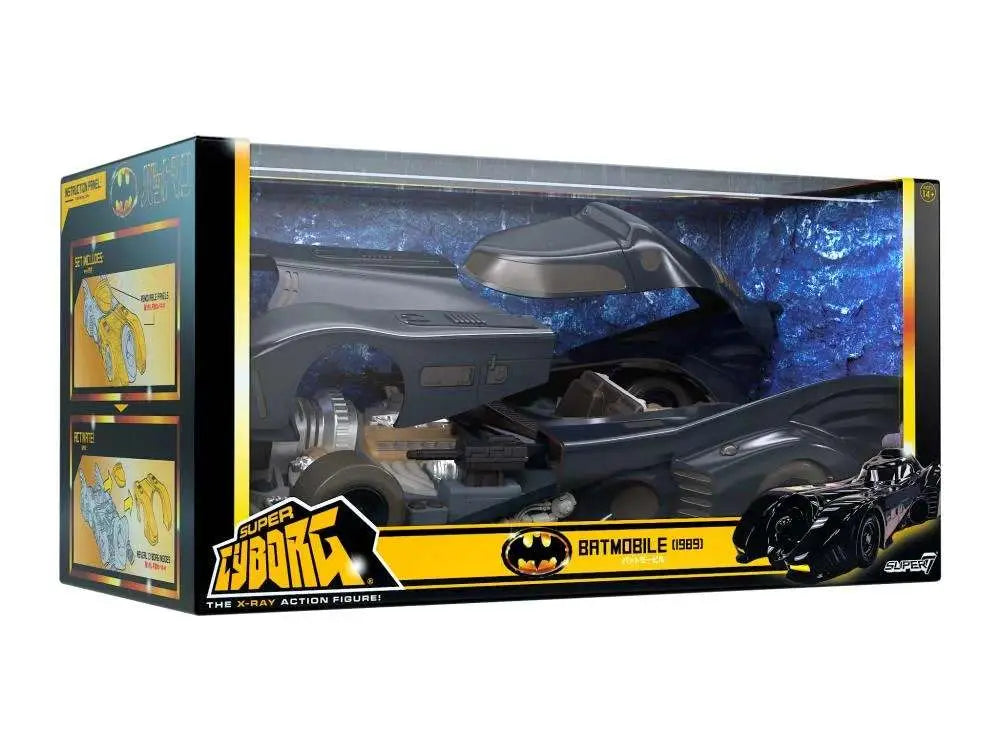 BATMAN SUPER CYBORG BATMOBILE 1989 FULL COLOR SUPER 7