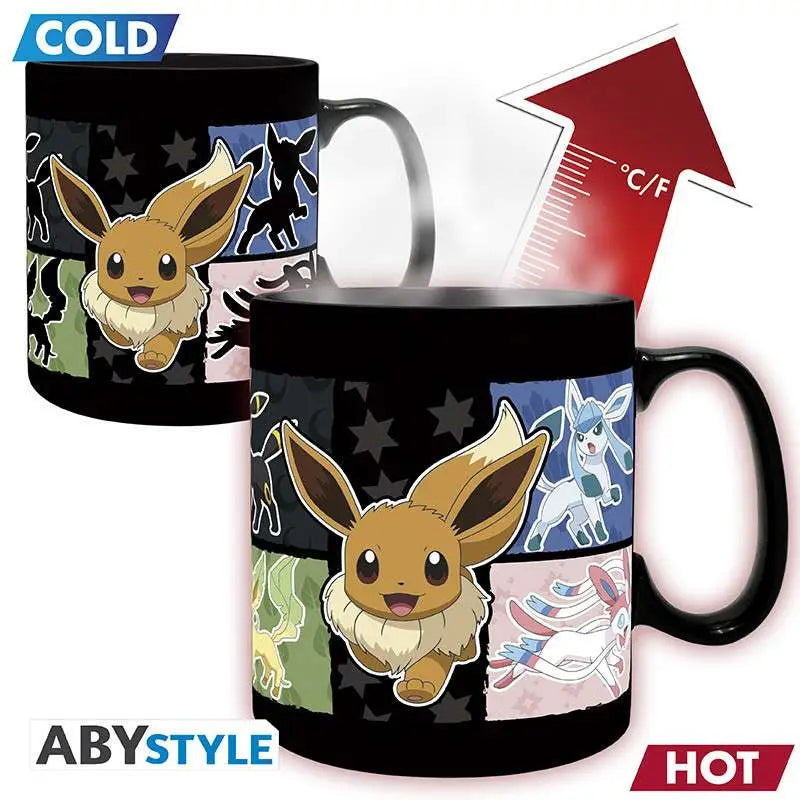 POKEMON EEVEE KING SIZE HEAT CHANGE MUG Abystyle Studio