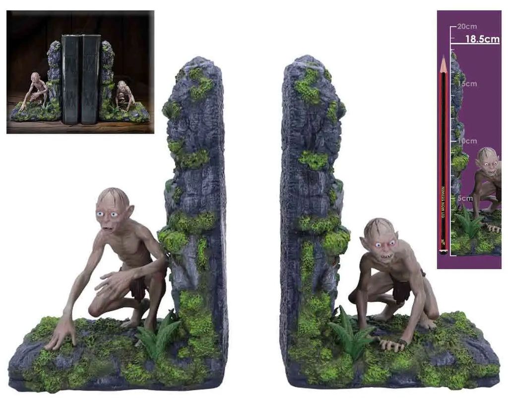 LORD OF THE RINGS GOLLUM AND SMEAGOL BOOK ENDS NEMESIS NOW